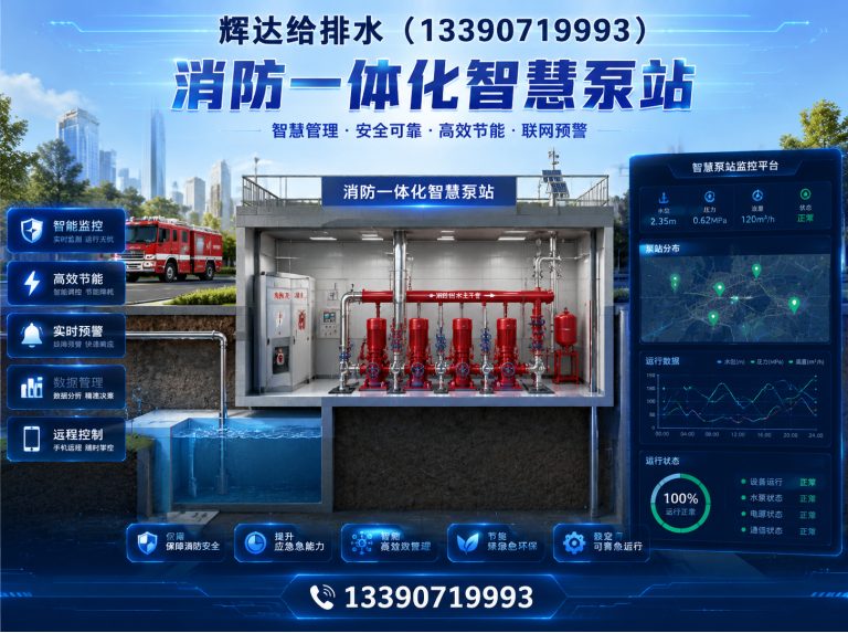 江苏消防一体化智慧泵站展示图